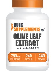 BulkSupplements Olive Leaf Extract – 240 Capsules