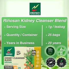 Riñosan Kidney Blend 100 Herbal Tea Bag – Stone Breaker Kidney Cleanse from Peru