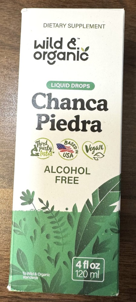 Wild & Organic Chanca Piedra Stone Breaker Drops – 4 Fl Oz vegan/organic