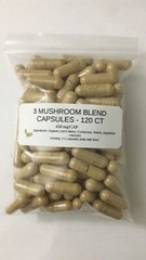 Mushrooms Blend-Lion’s Mane, Reishi, & Cordyceps 450 mg – Vegan Capsules