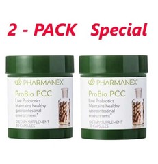 02/2026 2 PACK Nu Skin Pharmanex ProBio PCC 30 CAPSULES NEW 02/2026