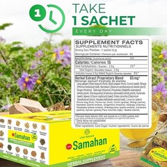 SAMAHAN Ayurvedic Herbal Tea, Ceylon 100% Natural,Immune Booster,Help Cold & Flu