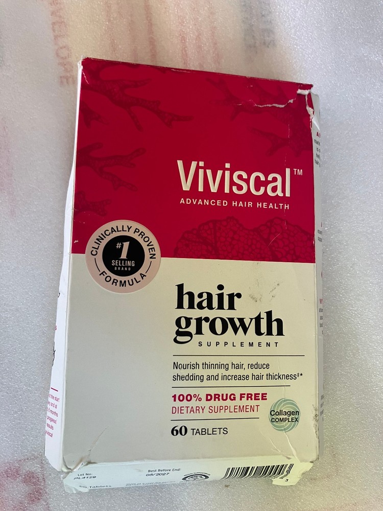 Viviscal Advanced Hair Health Hair Growth Supplement 60 Tablets; Exp. 07/28