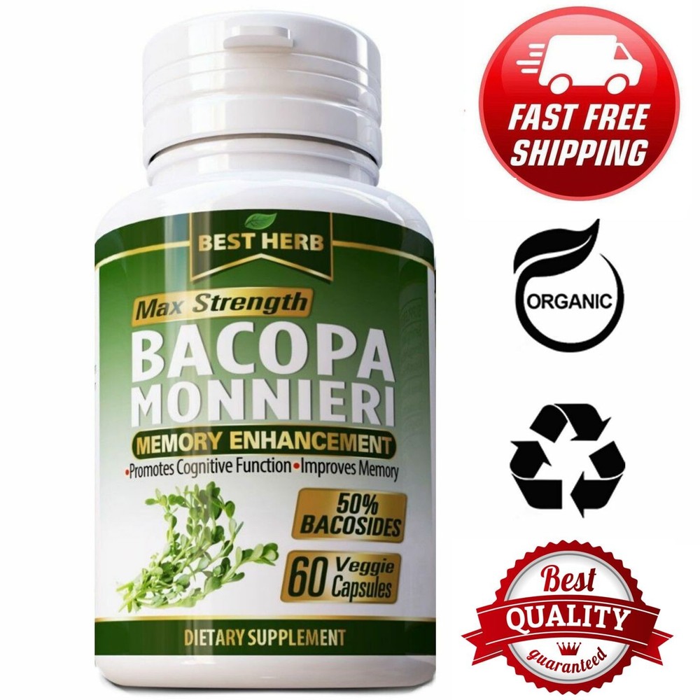BACOPA MONNIERI EXTRACT SUPPLEMENT 60 CAPS