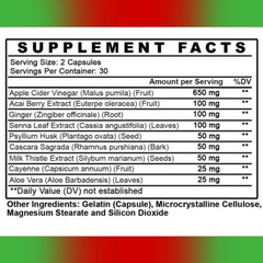Vegan Turmeric 95% curcuminoids & Black Pepper + Apple Cider Vinegar- Detox 2PK