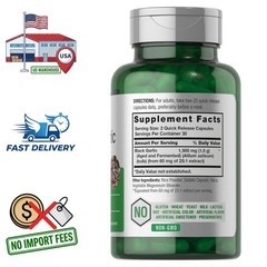 Aged Black Garlic Bulb Fermented 1500mg 25:1 Extract 60 Capsules