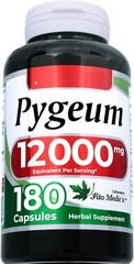 Pygeum 12000mg 180 Caps No Preservatives