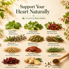 BLOOD PRESSURE LOWERING TEA with Reishi Mushrooms by master herbalist
