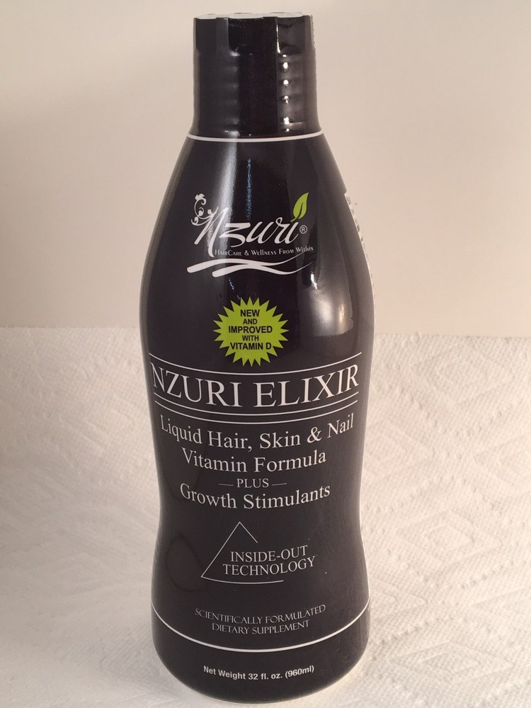 Nzuri Elixir Liquid Hair Vitamin 1 – 32 oz Bottle