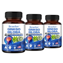 Ginkgo Biloba Extract 100mg Capsules Support Memory Concentration Healthy Brain