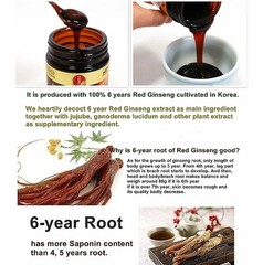 KOREA NO.1 Korean 6 Years Red Ginseng Extract 365, Saponin 240gx4ea / Tracking