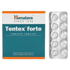 Himalaya Tentex Forte Official Herbals Himalaya 10 tablets Organic EXP.2026