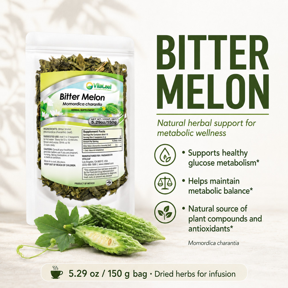 Bitter Melon -Melon Amargo Tea Natural Blood Sugar regulation Metabolic Support