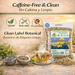 Gobernadora Tea (Chaparral Leaf) – 4 oz Loose Leaf Herbal Tea – Tea Infuser Ball