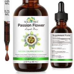 Passion Flower for Stress Relief – Calm & Mood Support – Pure Vegan Liquid Drops