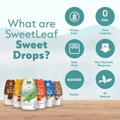 SweetLeaf Stevia Drops Liquid Sweetener – 1.7 Fl 1.7 Fl Oz (Pack of 1) Caramel
