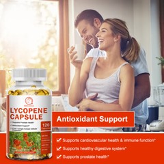 Lycopene Capsules High Protency Antioxidant & Prostate Health Support 120 Caps