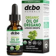 Dr. Bo Organic Oil of Oregano Liquid Drops – immunological Support, Herbal Tinct