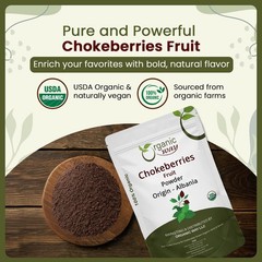 Chokeberries Fruit/Aronia Berry Powder – European Wild-Harvest Organic & Kosher