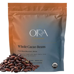 ORA Whole Cacao Beans, 10Oz – Organic, Ethical, Regenerative, Heavy Metals Teste