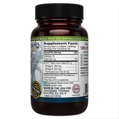 Black Seed 90 Sftgl By Amazing Herbs