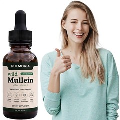 Pulmoria Wild Mullein For Drops 60ml Organic Herbal Extract Cleanse Lung Cleanse