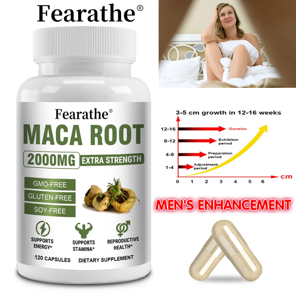 MACA ROOT 2000 MG capsules ( lepidum mayenil ) 2000 mg organic vitamins