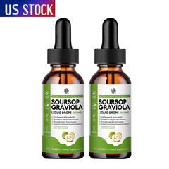 2x Soursop Graviola Extract Liquid Drop Support Regeneration Immune Gut Health 6