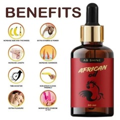 AB Shine Herbal Massage Oil for Men – Premium Natural Botanical Blend – 30ml