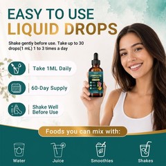 Lymphatic Drainage Drops – 11-in-1 Organic Herbal Blend 2 fl oz