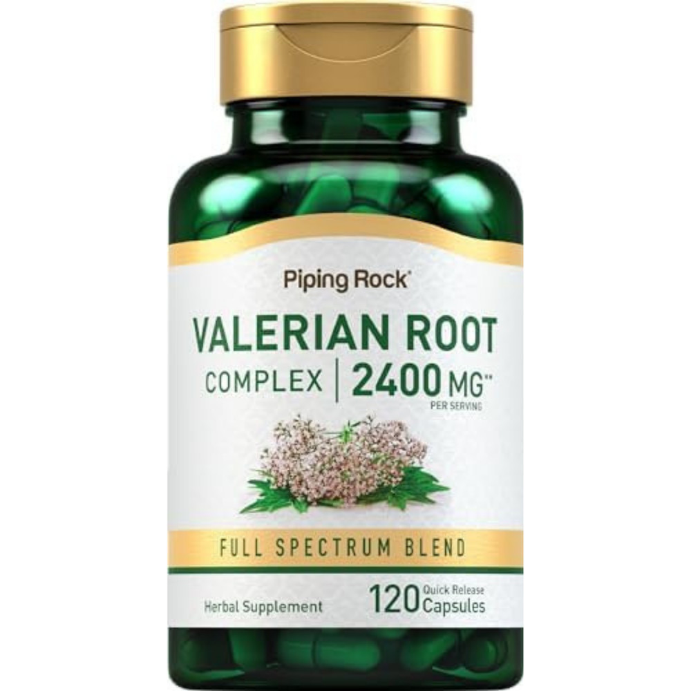 2400mg Valerian Root Extract 120 Capsules Sleep Aid Support