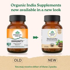 Organic India Immunity 60 Veg Capsules Ayurvedic Herbal Wellness 10 Pack