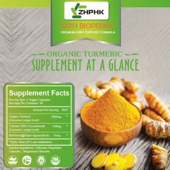 Turmeric 1950mg Curcuminoids Ginger Black Pepper 120 Capsules Exp 12/26