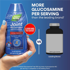 Nature’s Way Ultra-Strength Joint Movement Glucosamine Liquid, Glucosamine, Chon