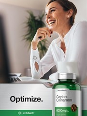 Horbäach Ceylon Cinnamon Supplement | 150 Capsules | 150 Count (Pack of 1)