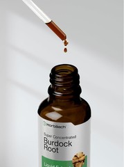 Burdock Root Liquid Extract | 2 fl oz | Alcohol Free | Vegetarian | by Horbäach