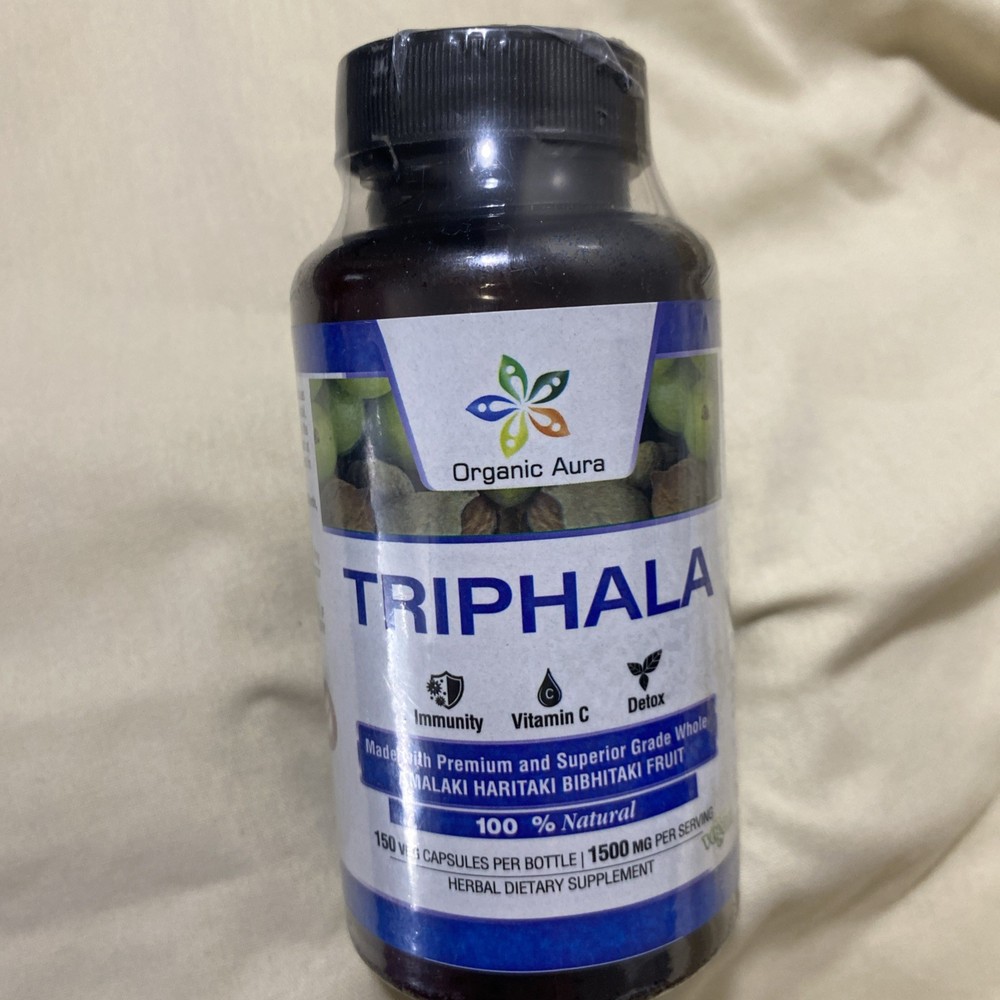 Triphala, 150 Vegetarian Caps Exp 11/26
