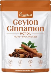 Living Root Ceylon Cinnamon Powder – LivingRoot with MCT Oil, Highly Bioavailabl