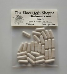 The Elder Herb Shoppe Diatomaceous Earth Capsules 350 mg – 30, 60 or 120 count