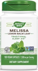 Melissa Lemon Balm Leaf 1500 Mg Super Concentrated Sleep Aid, 100 Veg Capsules