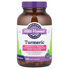 2 X Oregon’s Wild Harvest, Turmeric, 120 Vegan Capsules