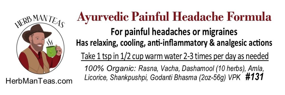 Painful Headache Formula #131 | for Migraines & Headaches (Anagelsic) | Ayurveda