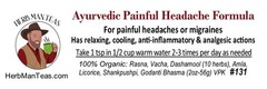 Painful Headache Formula #131 | for Migraines & Headaches (Anagelsic) | Ayurveda