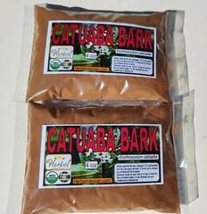 4oz Catuaba (Erythroxylum catuaba), Catuaba bark powder, tatuaba, Chuchuhuasha !