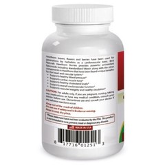 2 Pack Best Naturals Hawthorn Berry 565 mg 180 Capsules