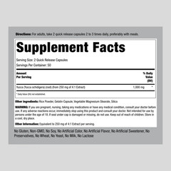 Yucca Root Capsules 1000mg | 100 Count | Non-GMO, Gluten Free | by Piping Rock