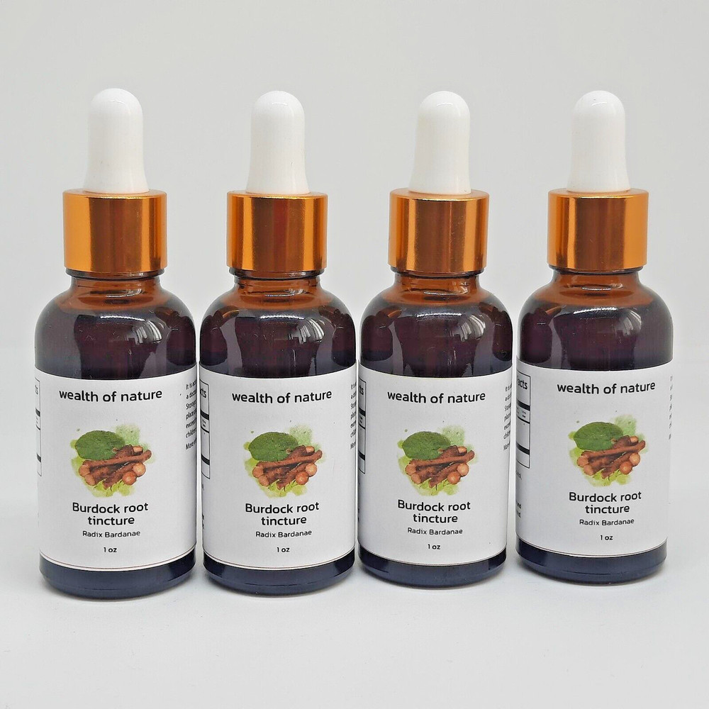 Burdock root tincture 4 oz. Wildcrafted