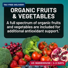 NatureWise Multivitamin for Women + Stress Support with Organic Whole Foods & Na