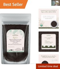 Organic Black Walnut Hull Powder – 4 oz, Nutty Flavor for Tea & Herbal Blends