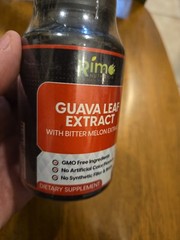 Guava Leaf Extract with Bitter Melon 120 Veg Capsules exp: 2/2027 New